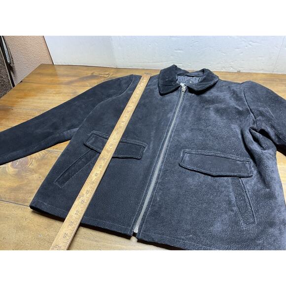 Vintage JLC Adventures On The Wing American Classic M 100% Leather Jacket - Picture 8 of 14